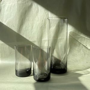 Vintage Finnish 1950’s Smoke 3 pc Martini Set